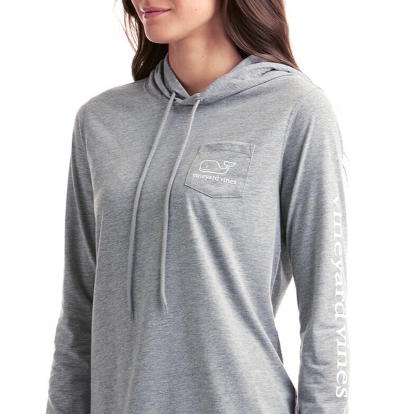 vineyard vines grey hoodie